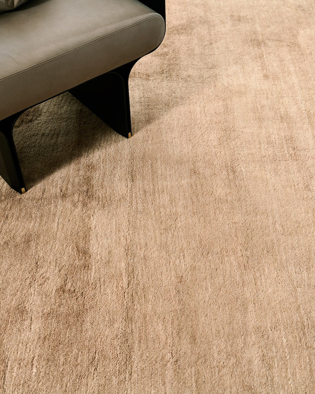 Sand Pile, Loam Collection, Rose Gold - one-of-a-kind handmade area rug [#1]