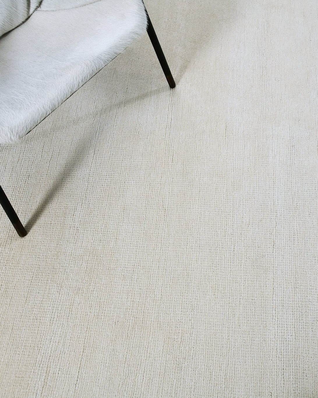 Silt Pile, Loam Collection, Ivory - one-of-a-kind handmade area rug [#1]