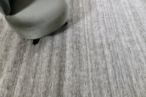 Silt Pile, Loam Collection, Gray - detailed border and fringe