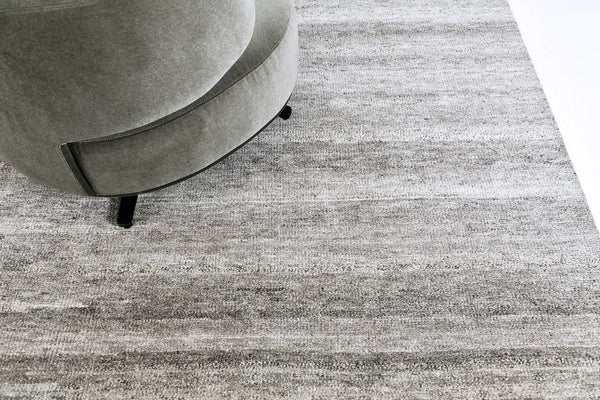 Silt Pile, Loam Collection, Gray - close-up of weave texture and pile