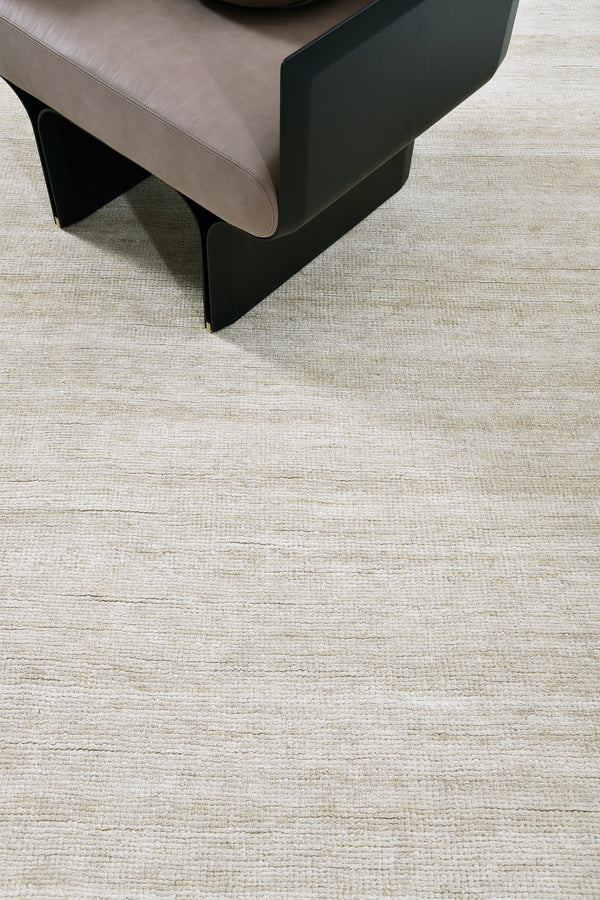 Silt Pile, Loam Collection, Beige - close-up of weave texture and pile
