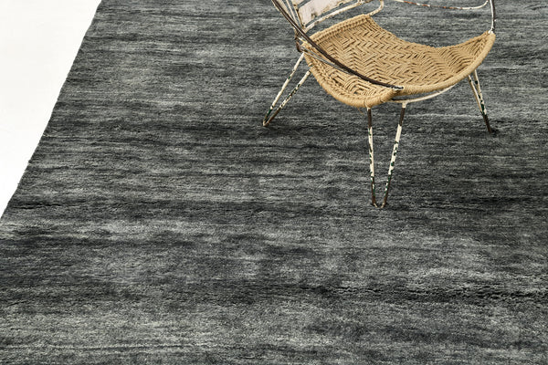 Sand Pile, Loam Collection, Charcoal - close-up of weave texture and pile [#1]