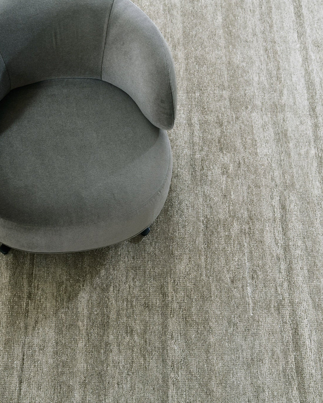 Silt Pile, Loam Collection, Taupe - one-of-a-kind handmade area rug
