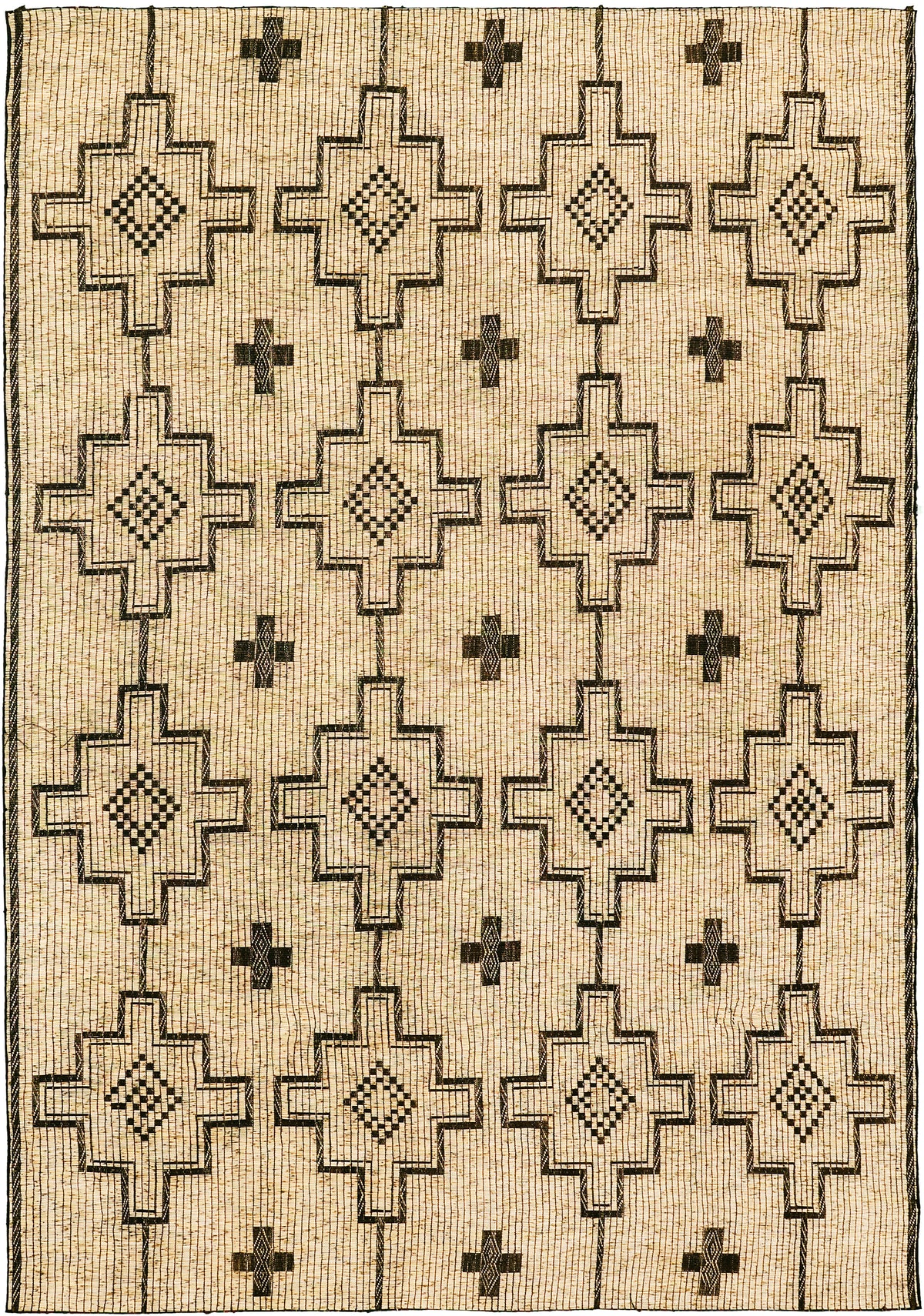 African Tuareg Mat - African handwoven - one-of-a-kind handmade area rug [#9]