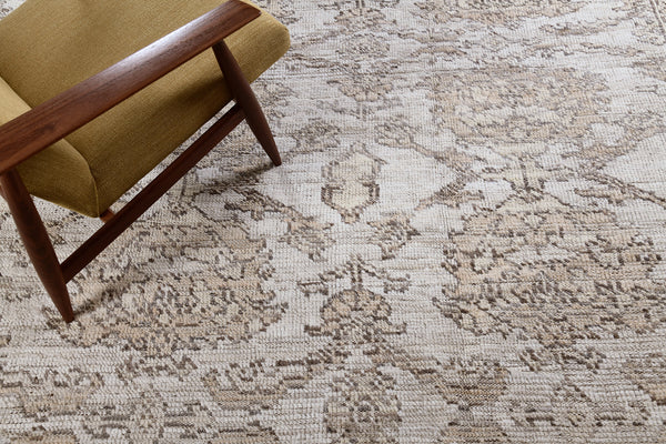 Bakhshayesh Revival, Domicile Collection - artisan revival weave - detailed border and fringe [#3]