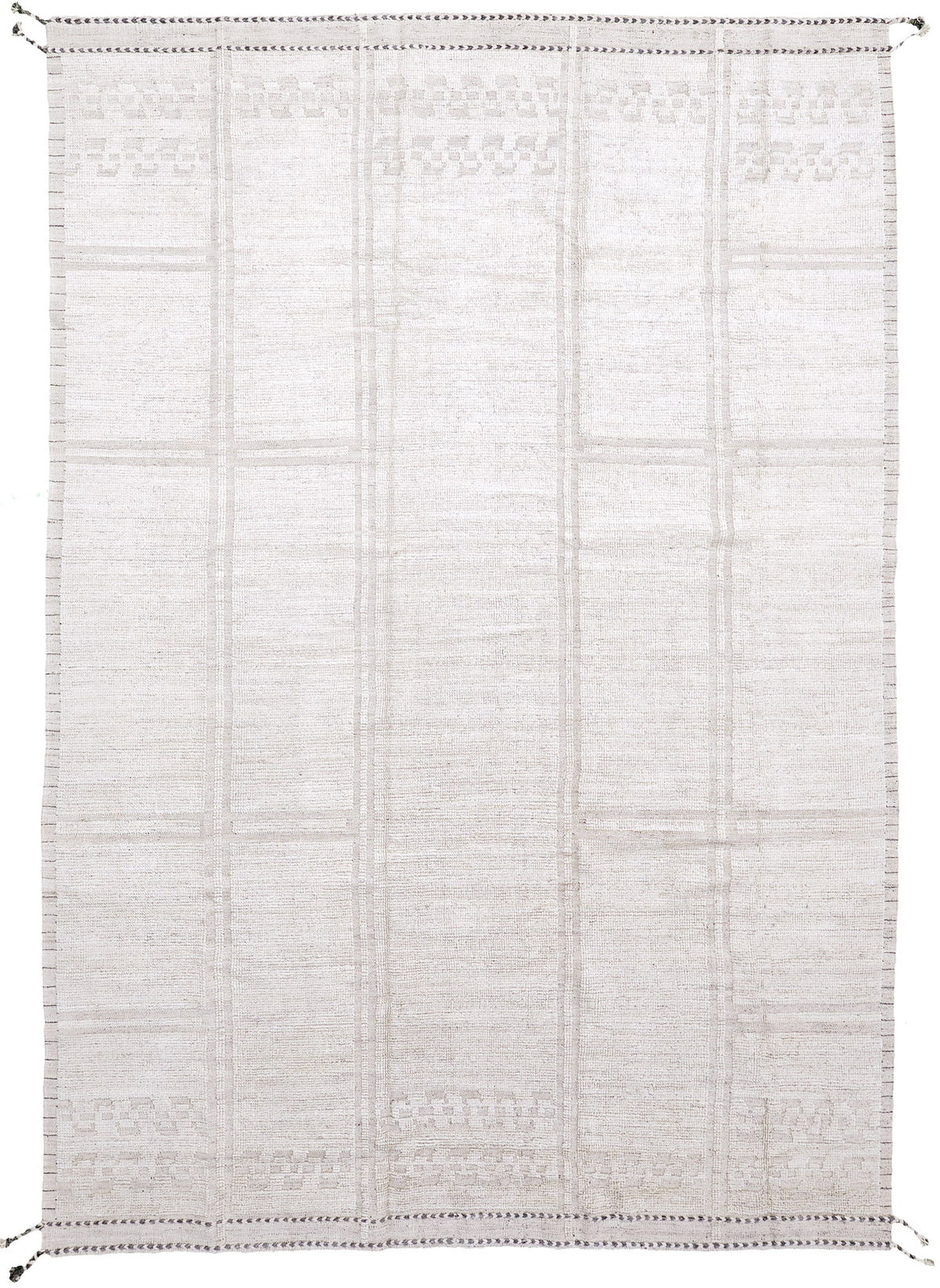 Meddur, Nomad Collection, Ivory - one-of-a-kind handmade area rug [#2]