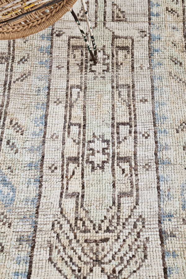Sarandaze Runner, Domicile Collection - narrow runner - overhead flat lay view [#2]