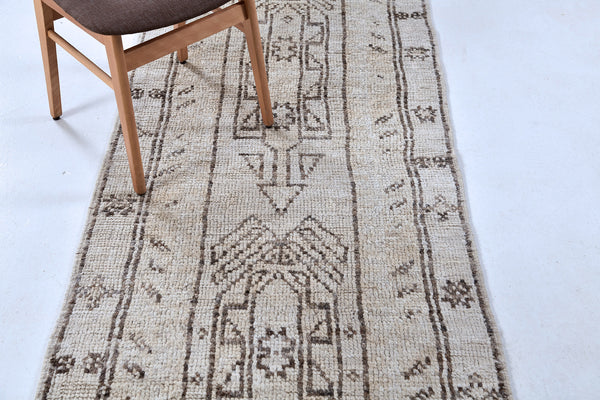 Sarandaze Runner, Domicile Collection - narrow runner - overhead flat lay view [#3]