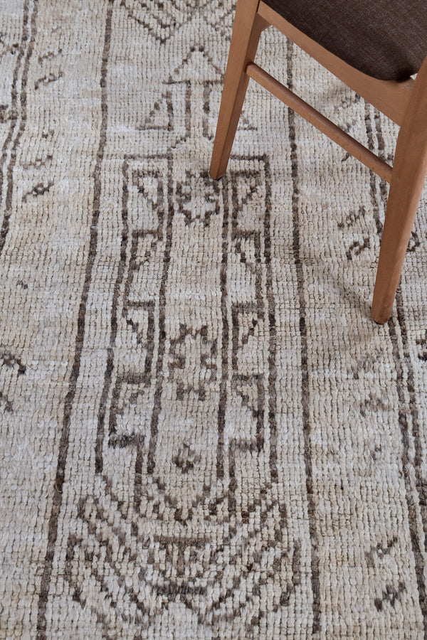 Sarandaze Runner, Domicile Collection - narrow runner - detailed border and fringe [#3]