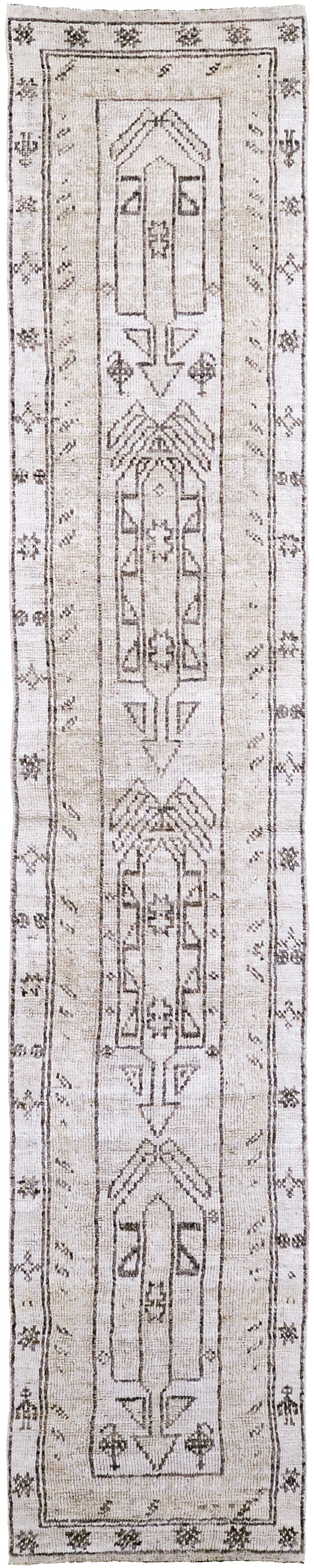 Sarandaze Runner, Domicile Collection - narrow runner - one-of-a-kind handmade area rug [#4]