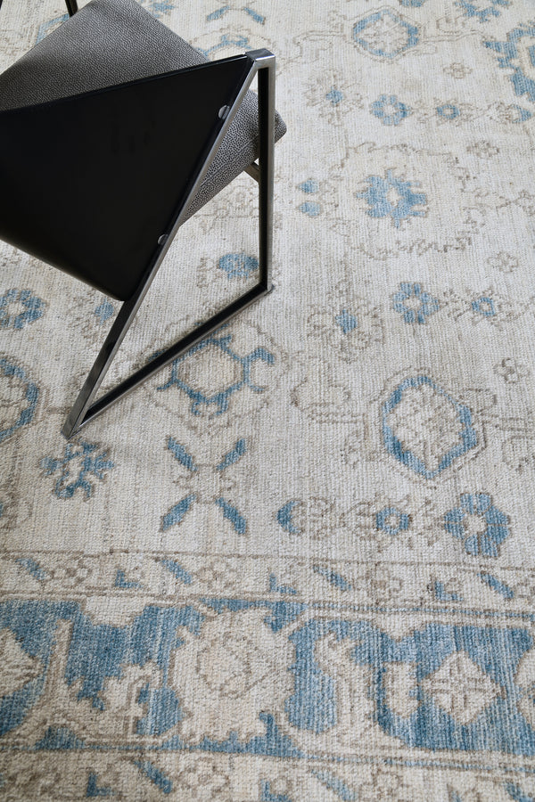 Oushak Revival Gallery Size, Domicile Collection - overhead flat lay view
