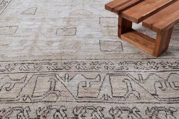 Bakhshayesh Revival, Domicile Collection - artisan revival weave - overhead flat lay view [#1]