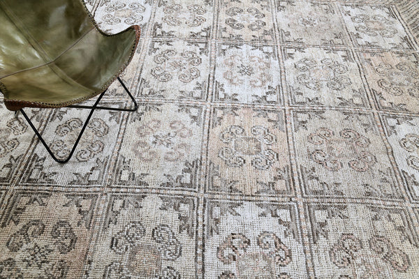 Bakhshayesh Revival, Domicile Collection - artisan revival weave - overhead flat lay view [#2]