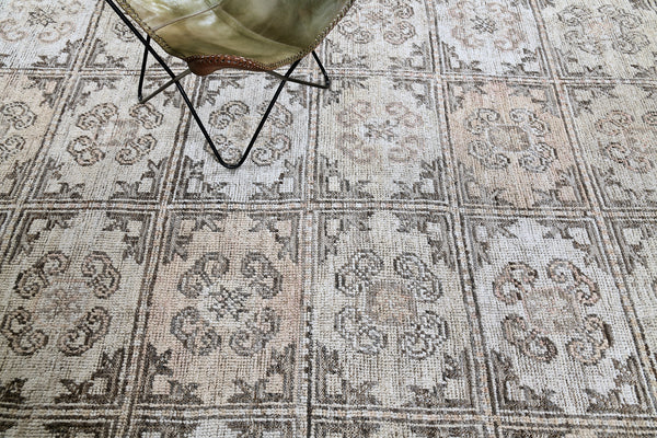 Bakhshayesh Revival, Domicile Collection - artisan revival weave - close-up of weave texture and pile [#2]