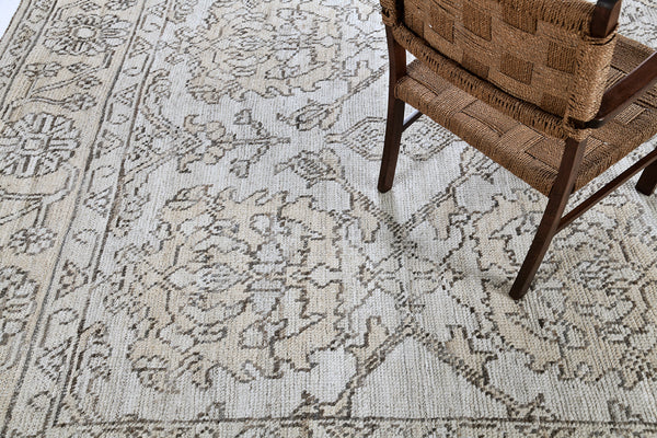 Bakhshayesh Revival, Domicile Collection - artisan revival weave - styled in room setting [#4]