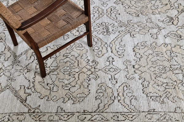 Bakhshayesh Revival, Domicile Collection - artisan revival weave - detailed border and fringe [#4]