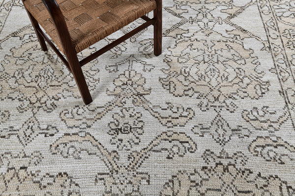 Bakhshayesh Revival, Domicile Collection - artisan revival weave - overhead flat lay view [#4]
