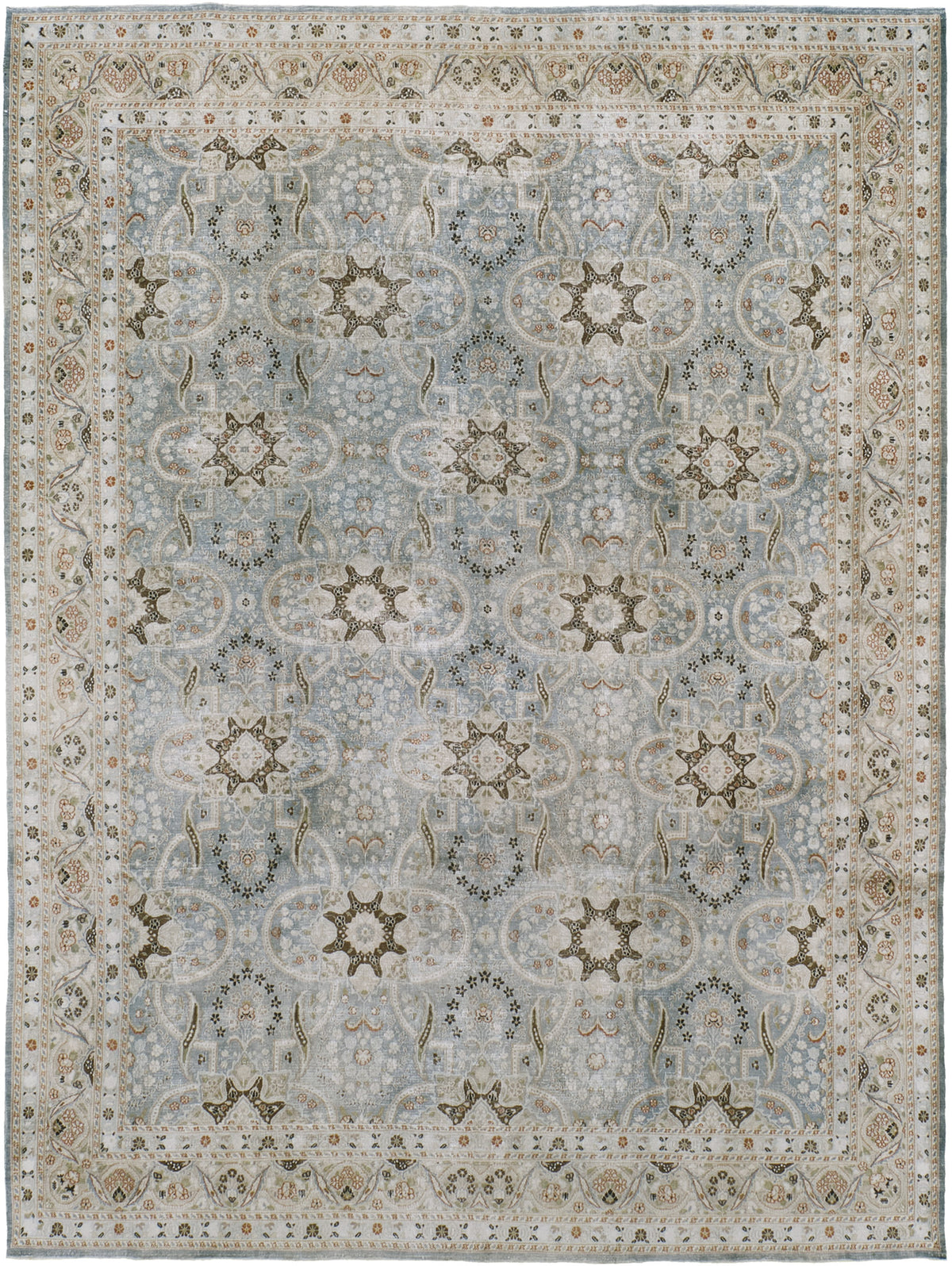 Antique Persian Mashad - one-of-a-kind handmade area rug [#2]