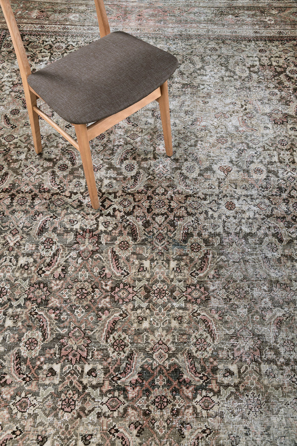 Antique Persian Mahal - styled in room setting [#3]