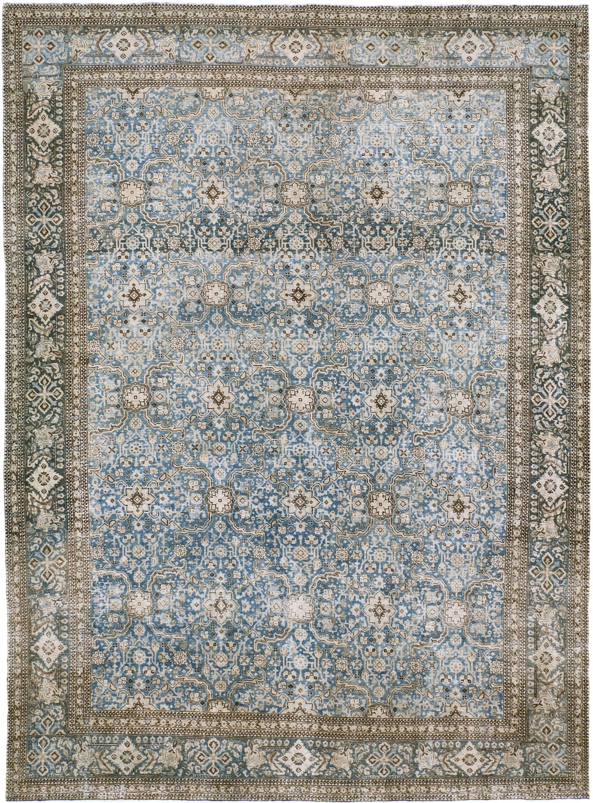 Antique Persian Tabriz - one-of-a-kind handmade area rug [#3]