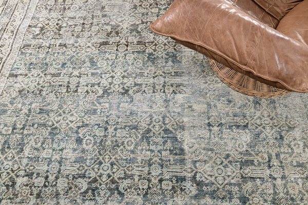 Antique Persian Sultanabad - styled in room setting [#2]
