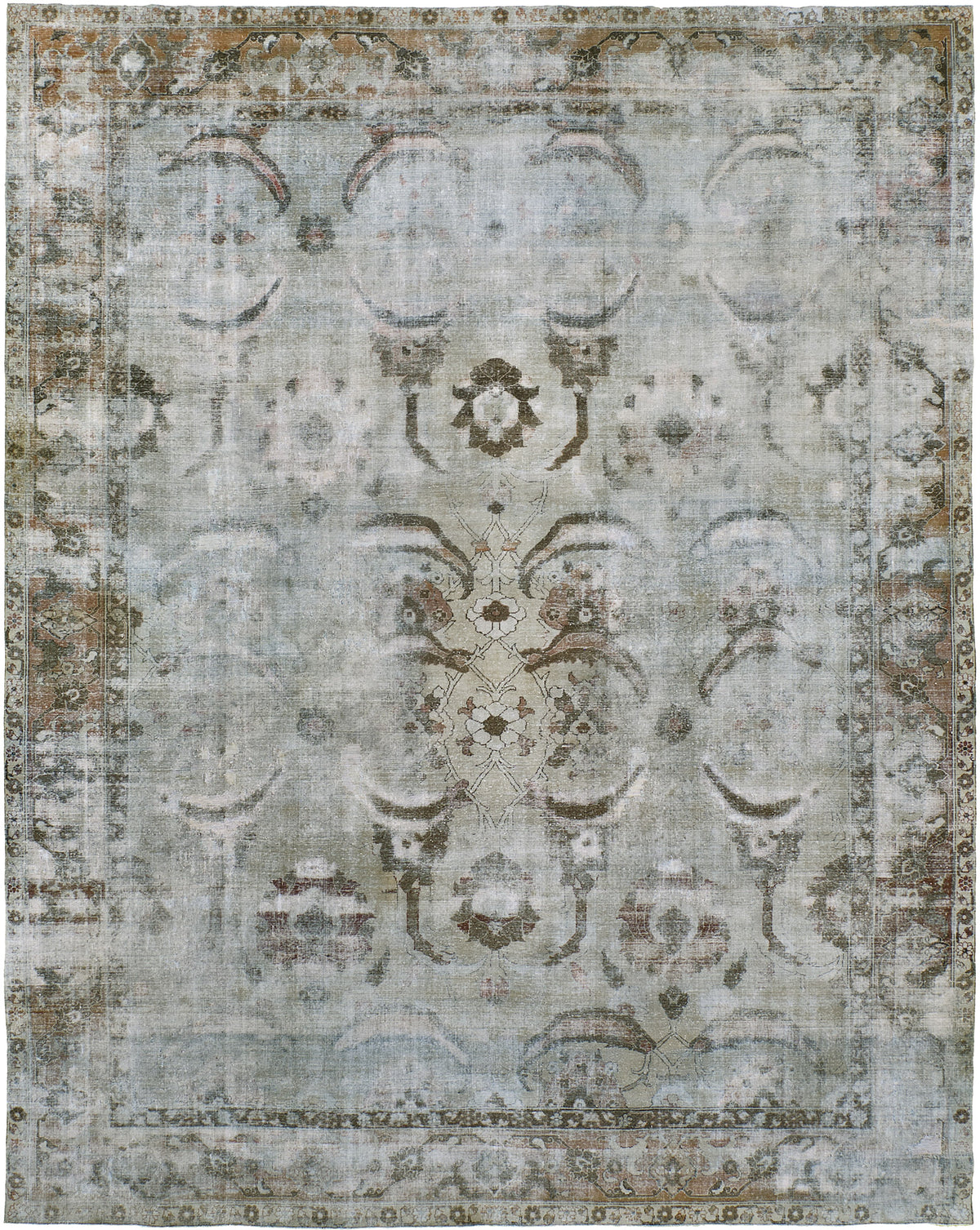 Antique Indo Agra - one-of-a-kind handmade area rug [#2]