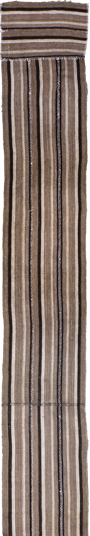 Antique Persian Ghashghaei Kilim Runner - flat-weave kilim - one-of-a-kind handmade area rug [#3]