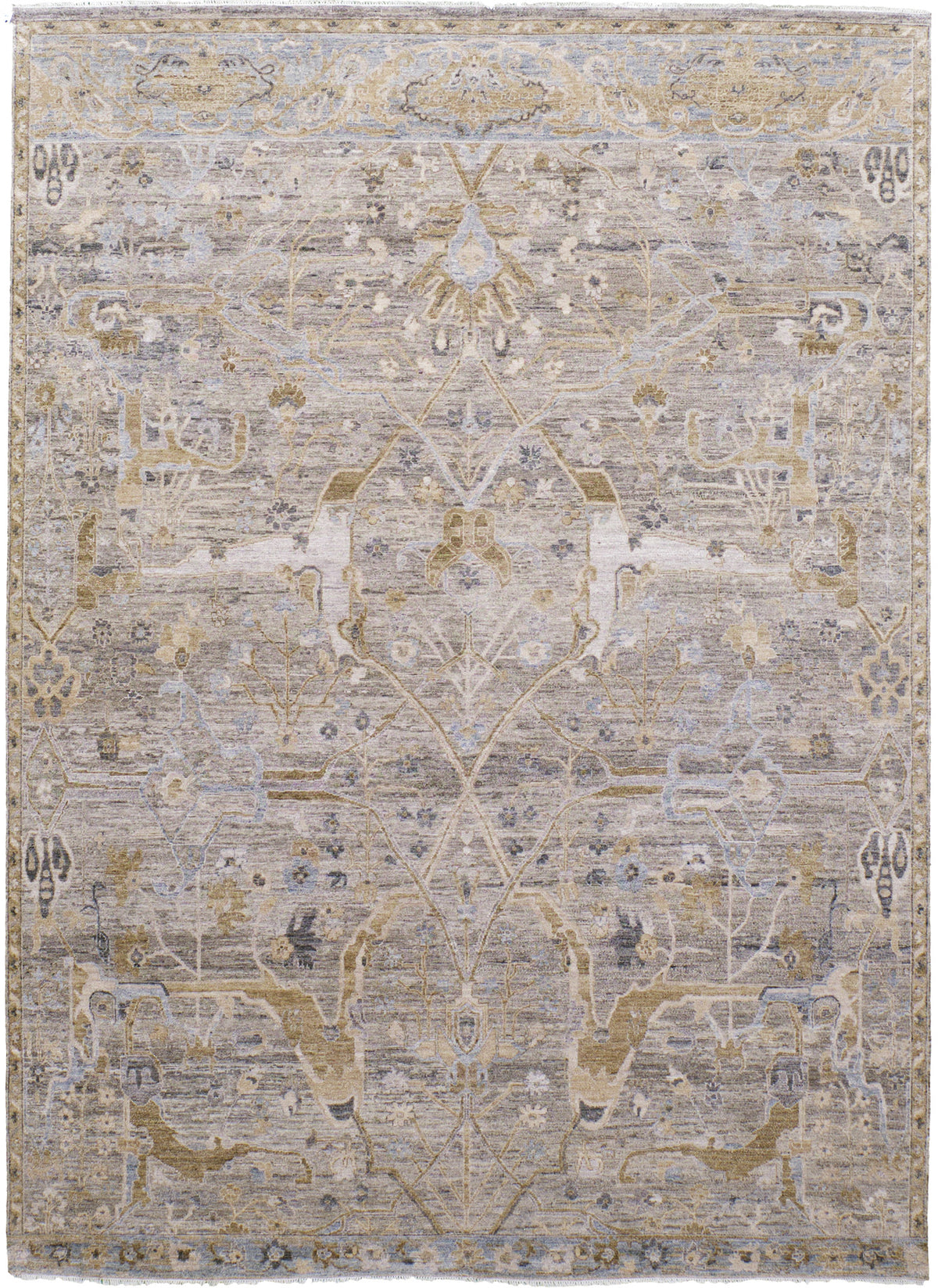 Kehkeshan, Seaside Standing - one-of-a-kind handmade area rug