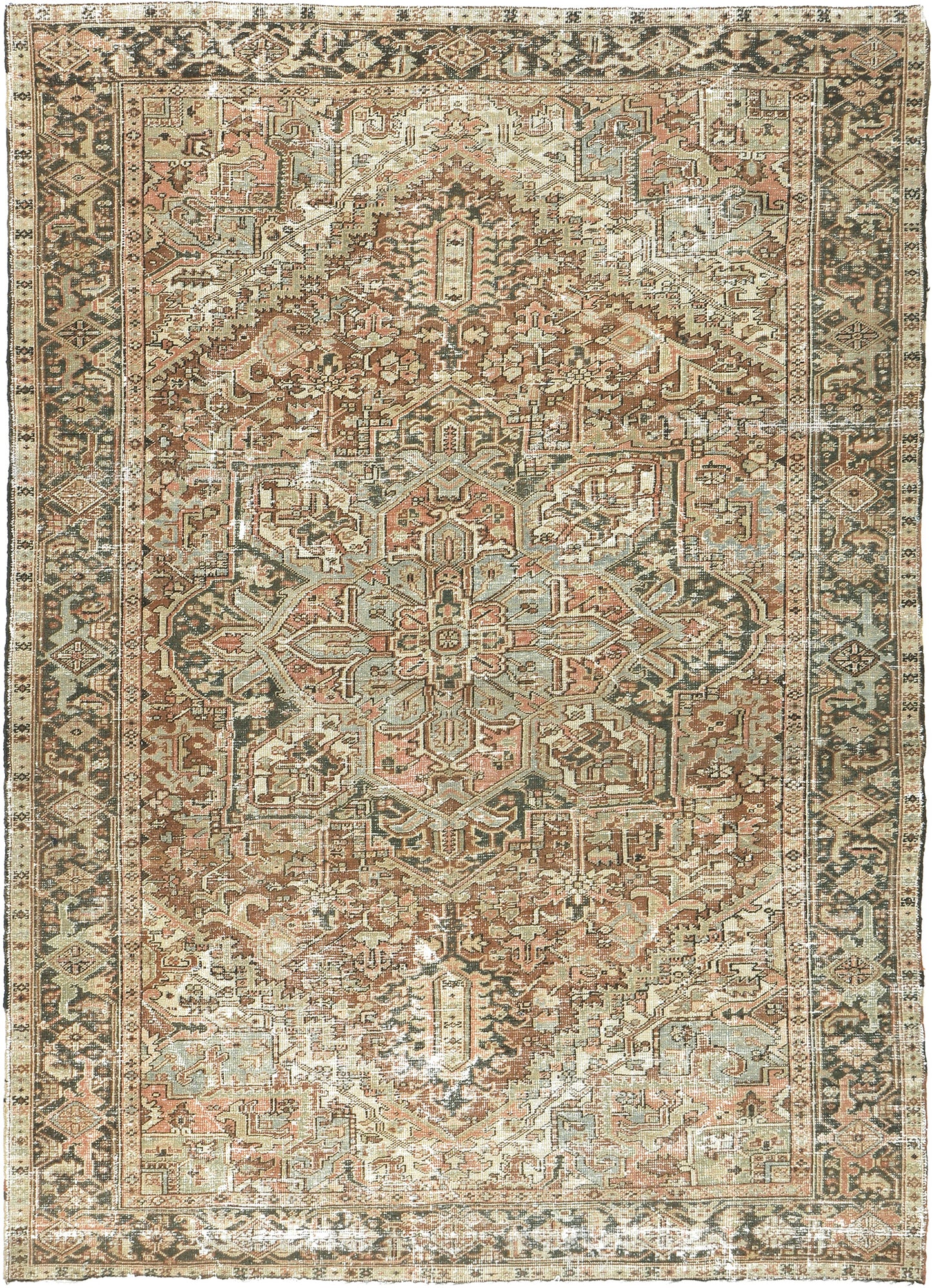 Vintage Persian Heriz Rug