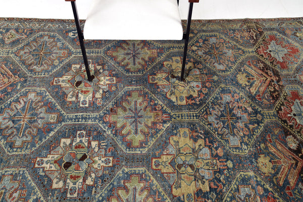Antique Persian Bakhtiar - styled in room setting