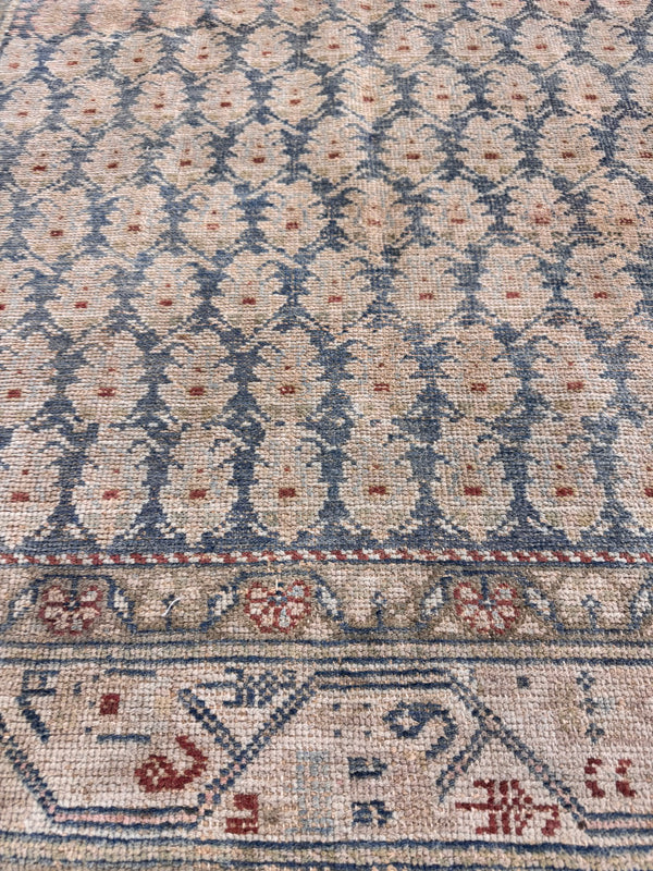 Antique Persian Malayer - overhead flat lay view [#3]