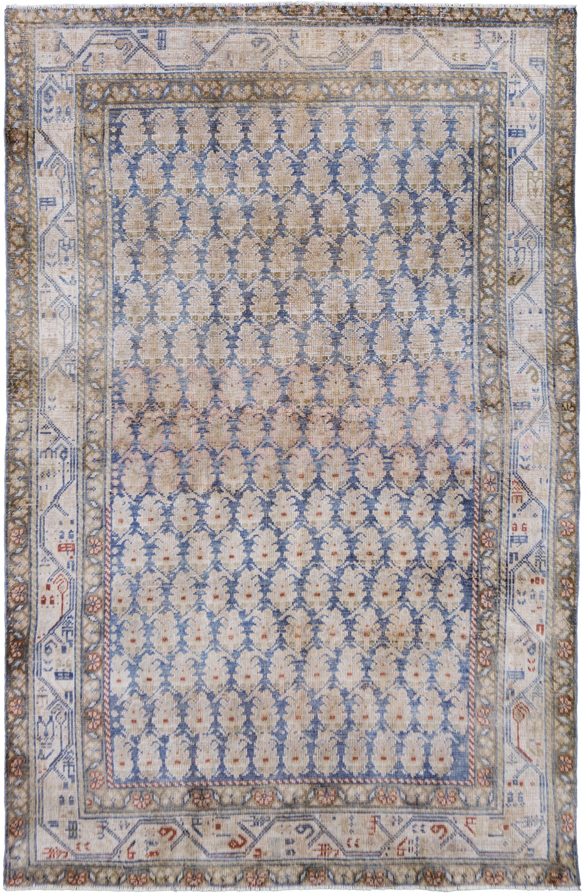 Antique Persian Malayer - one-of-a-kind handmade area rug [#3]