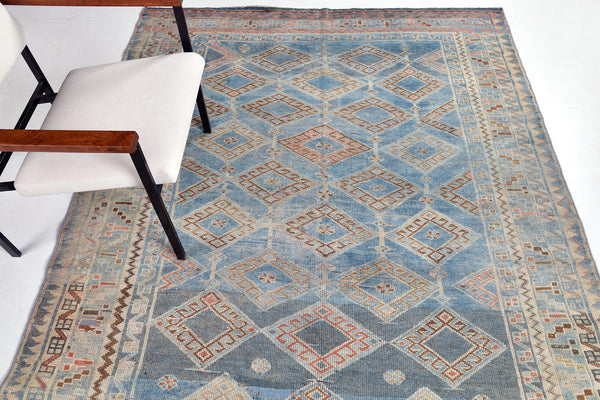 Antique Persian Kurdish - styled in room setting [#1]