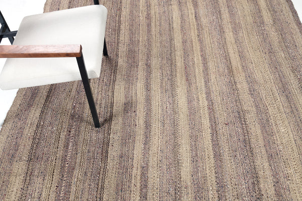 Vintage Persian Jejim Kilim Flat Weave Rug - flat-weave kilim - detailed border and fringe [#2]