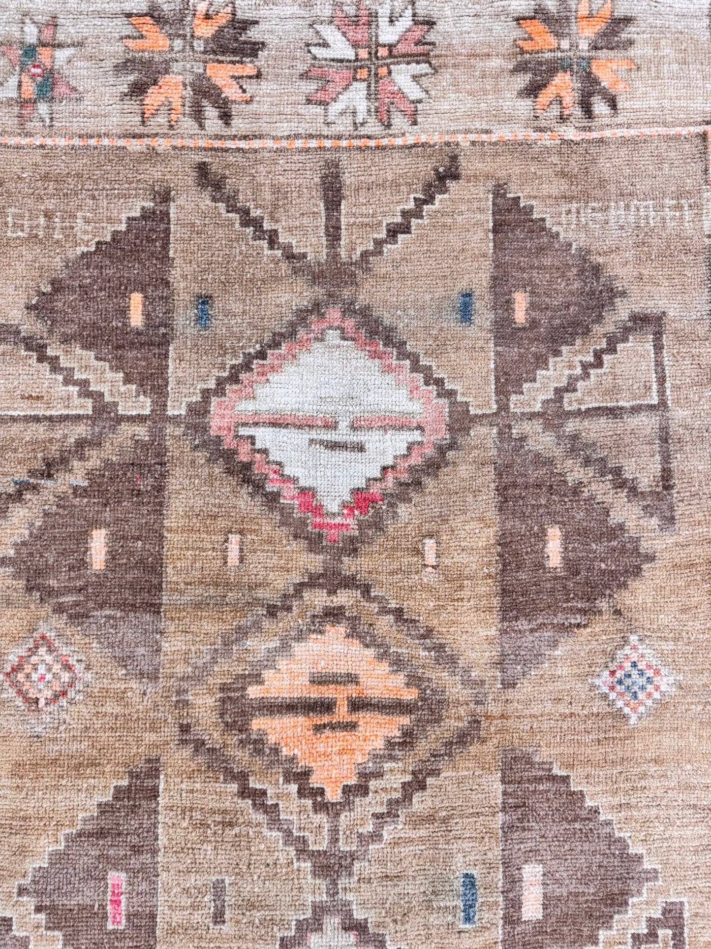 Vintage Turkish Kars Gallery Size Runner