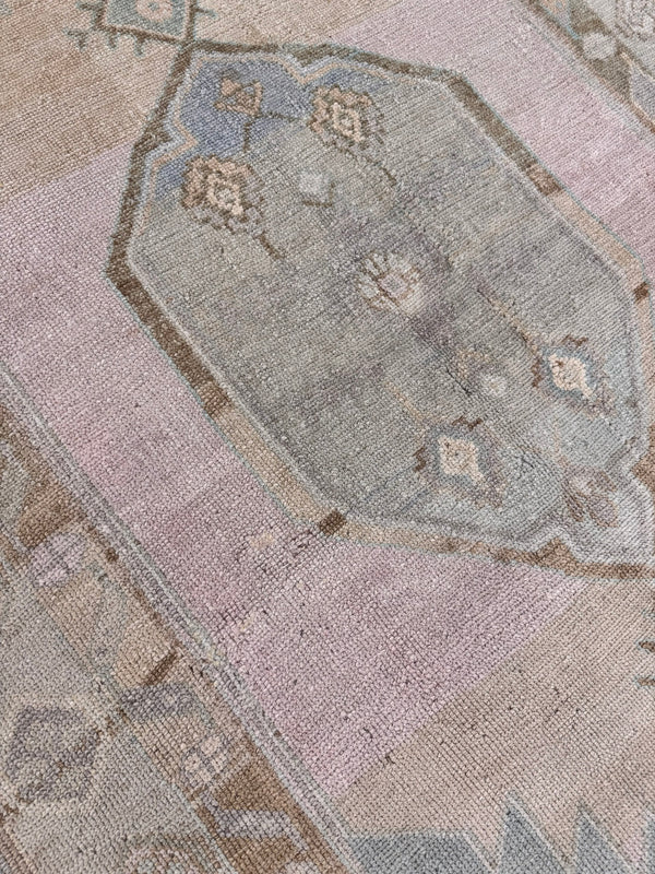 Vintage Turkish Kars - hand-knotted in Turkey - styled in room setting [#4]