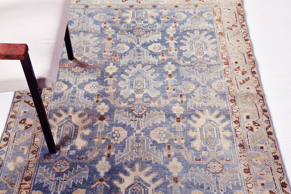 Antique Persian Malayer - overhead flat lay view [#4]