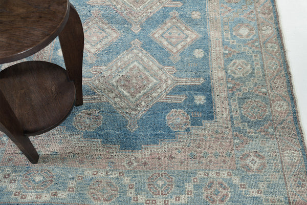 Antique Persian Kurdish - detailed border and fringe [#2]