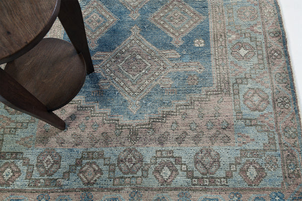 Antique Persian Kurdish - overhead flat lay view [#2]