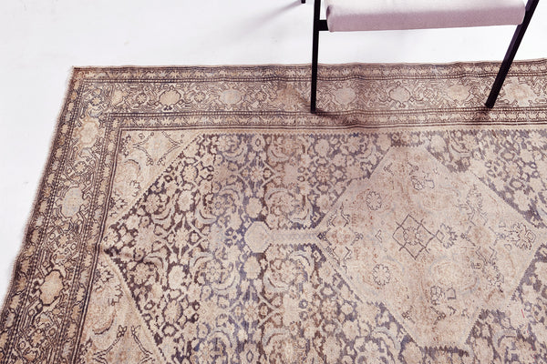 Antique Persian Malayer - detailed border and fringe [#6]