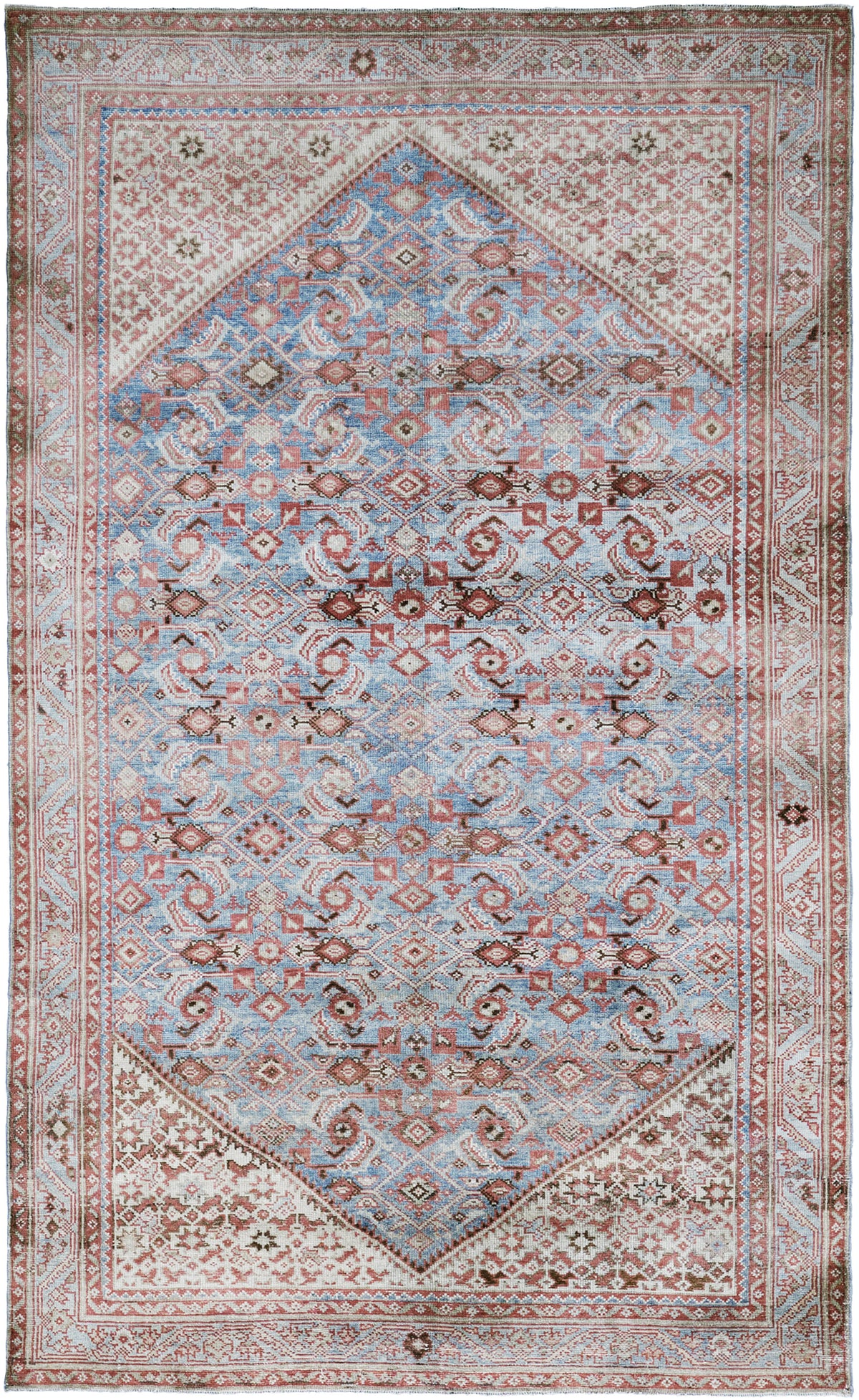 Antique Persian Malayer - one-of-a-kind handmade area rug [#7]