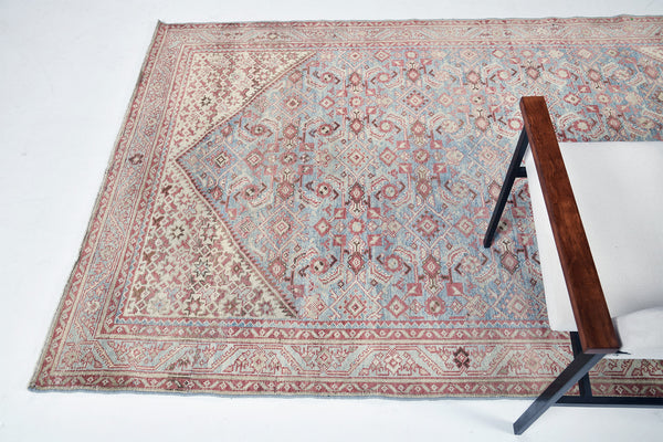 Antique Persian Malayer - detailed border and fringe [#7]
