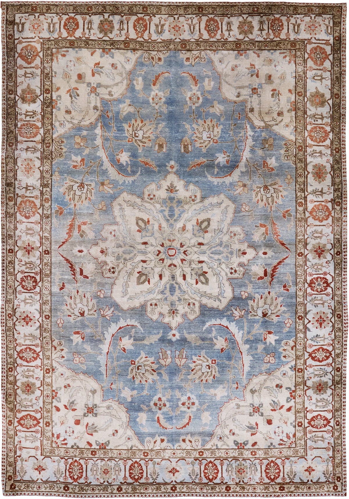 Antique Persian Tabriz - one-of-a-kind handmade area rug [#4]