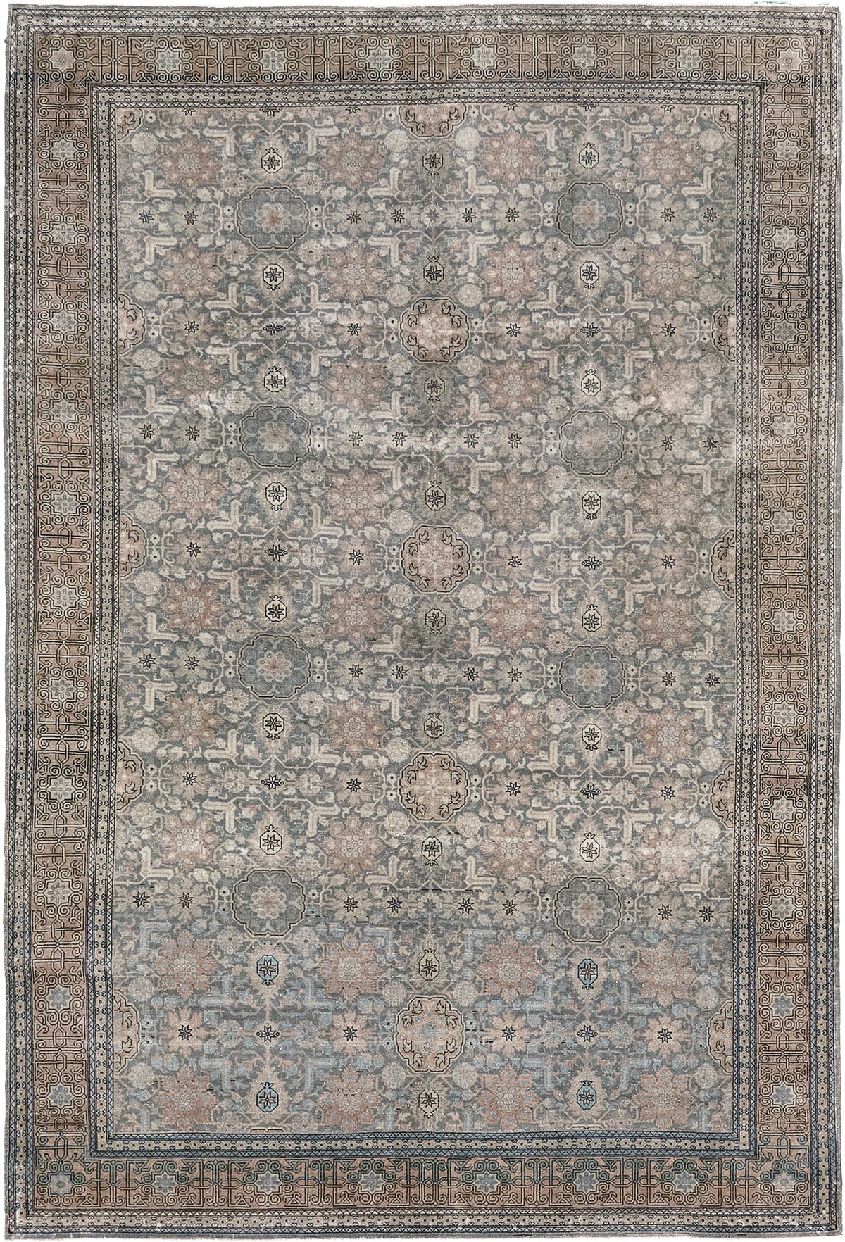 Antique Turkish Hereke - hand-knotted in Turkey - one-of-a-kind handmade area rug [#1]