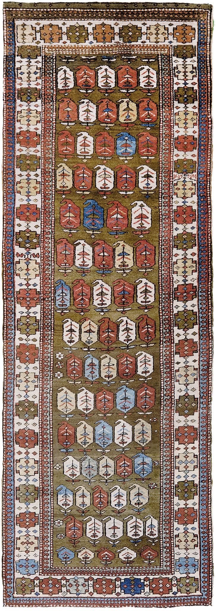 Antique Persian Sarab Runner - narrow runner - one-of-a-kind handmade area rug