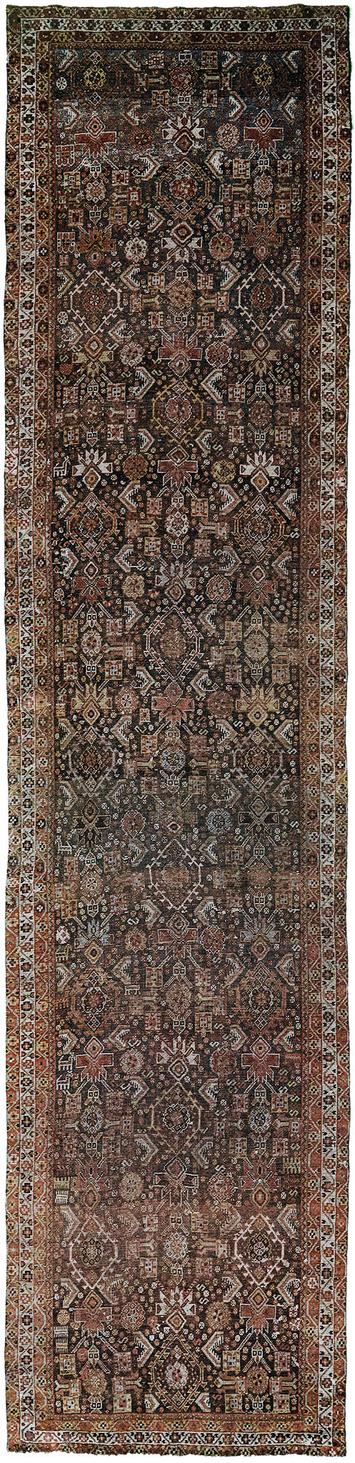 Antique Persian Ghashghaei Runner