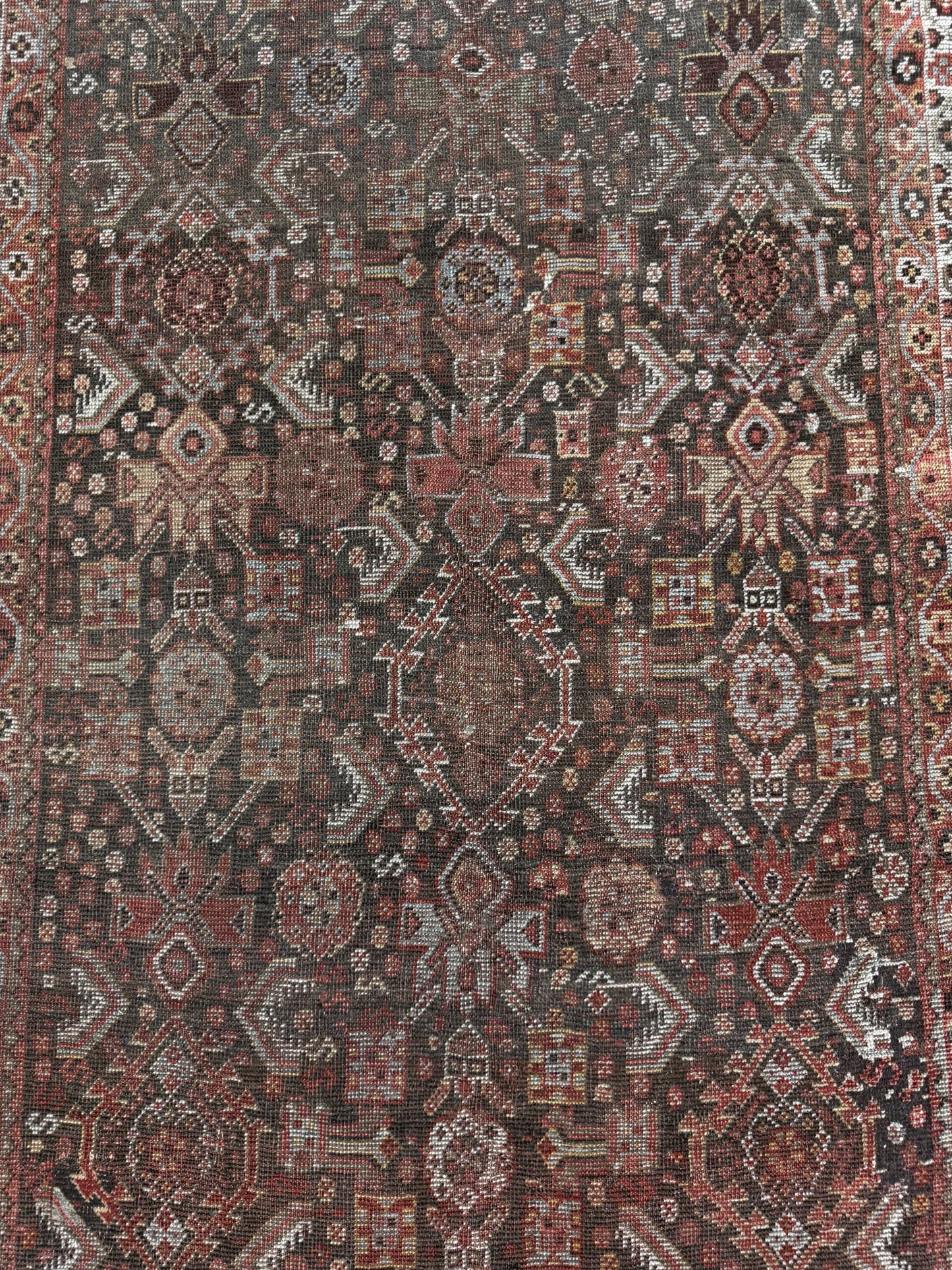 Antique Persian Ghashghaei Runner