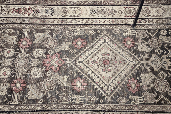 Antique Persian Malayer - overhead flat lay view [#10]