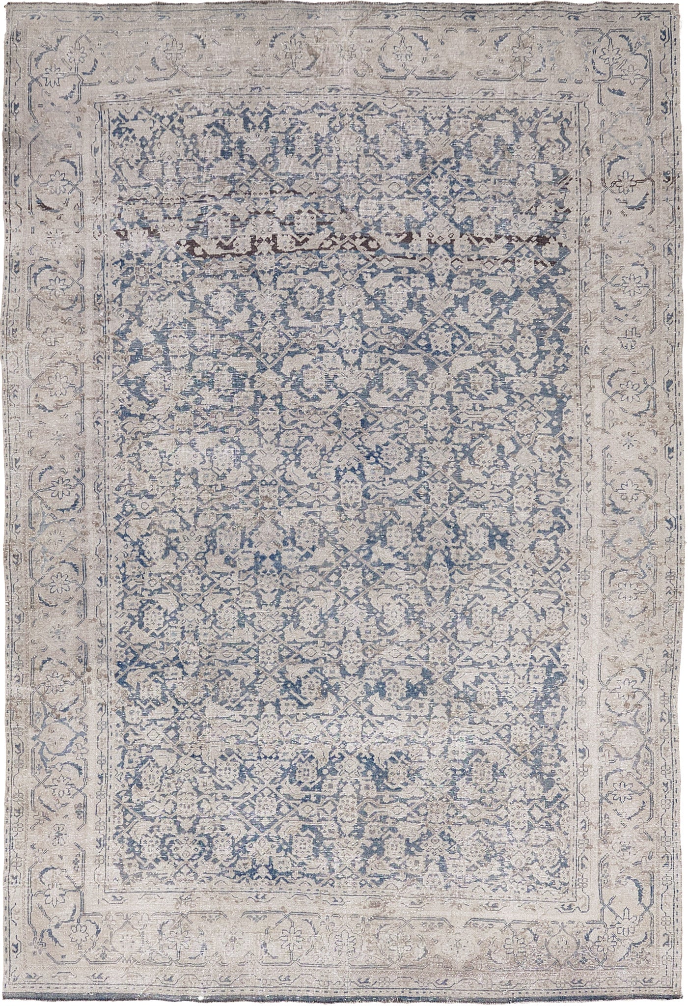 Antique Persian Mahal Rug