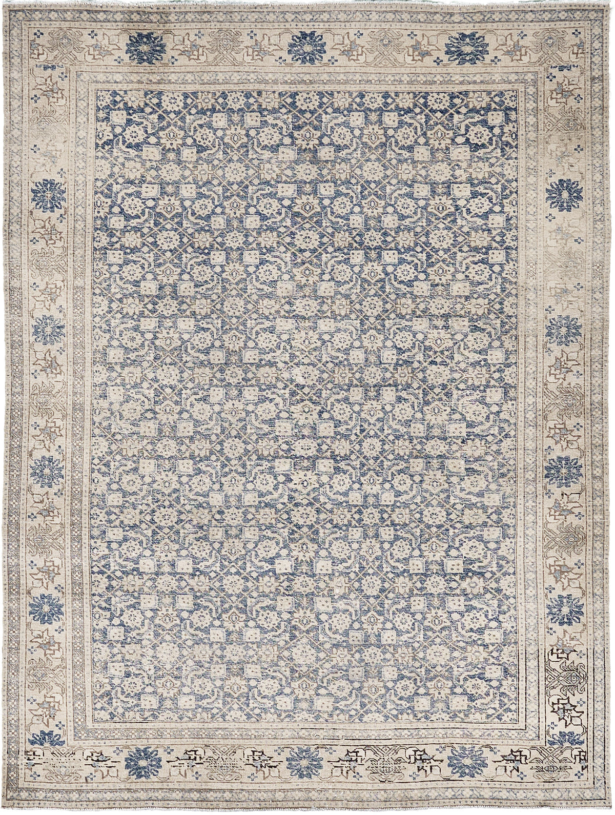 Antique Persian Tabriz Rug - one-of-a-kind handmade area rug [#2]
